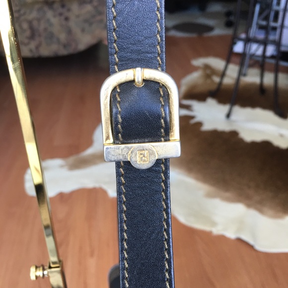 SOLD! Vintage Fendi checkerboard crossbody bag - Picture 6 of 14